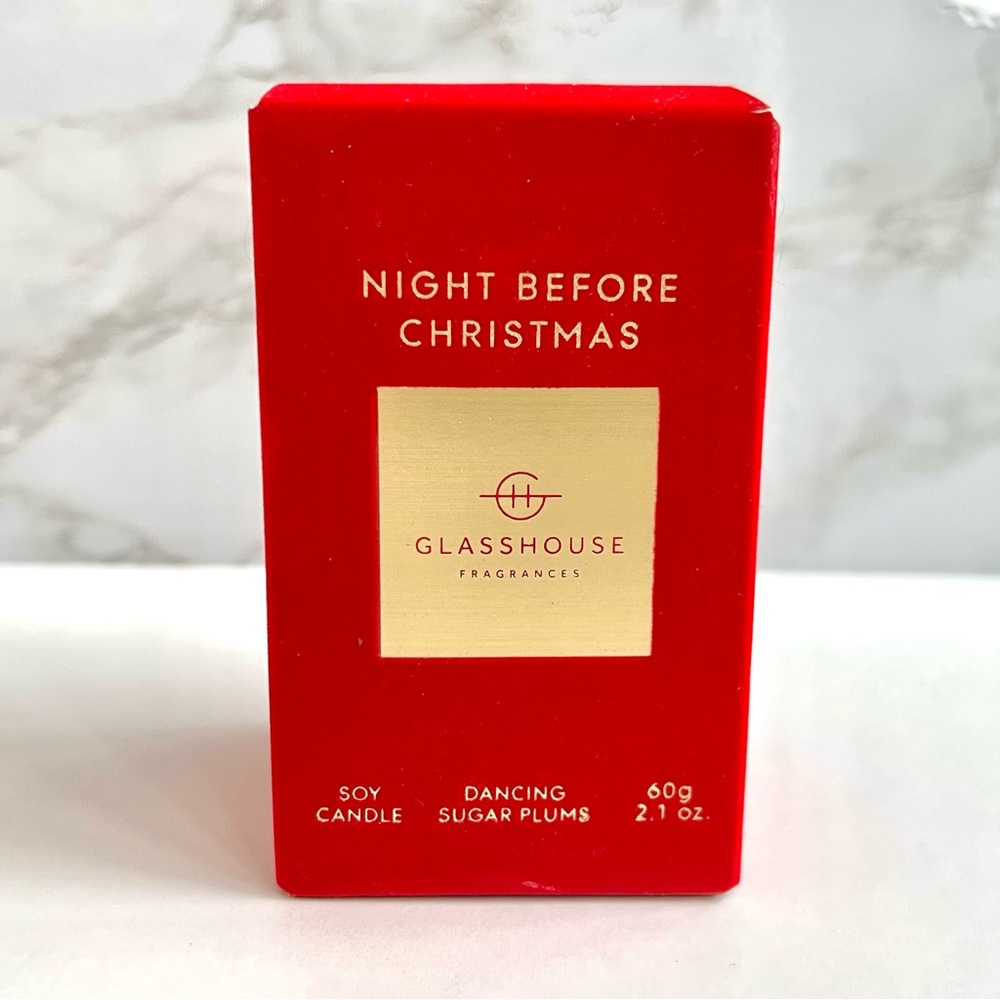 Glasshouse A Night Before Christmas Candle | 60g | Dancing Sugar Plums